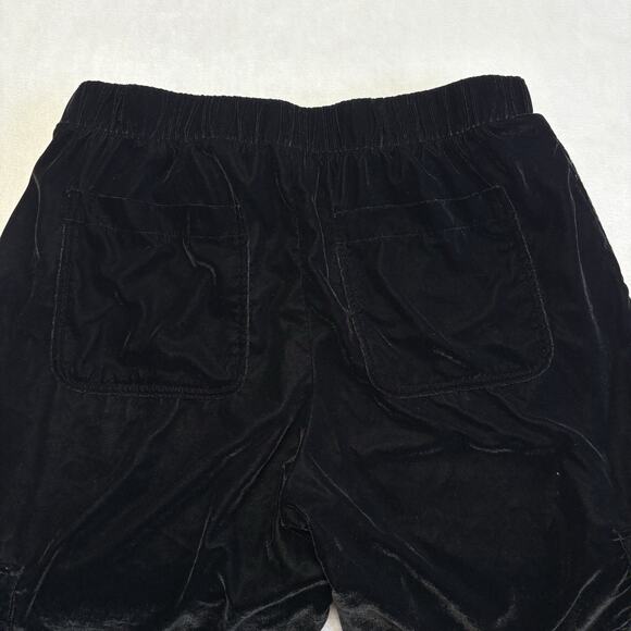 Universal Thread High Rise Extra Wide Leg Velvet Cargo Pants Black Womens Size L - Picture 6 of 15